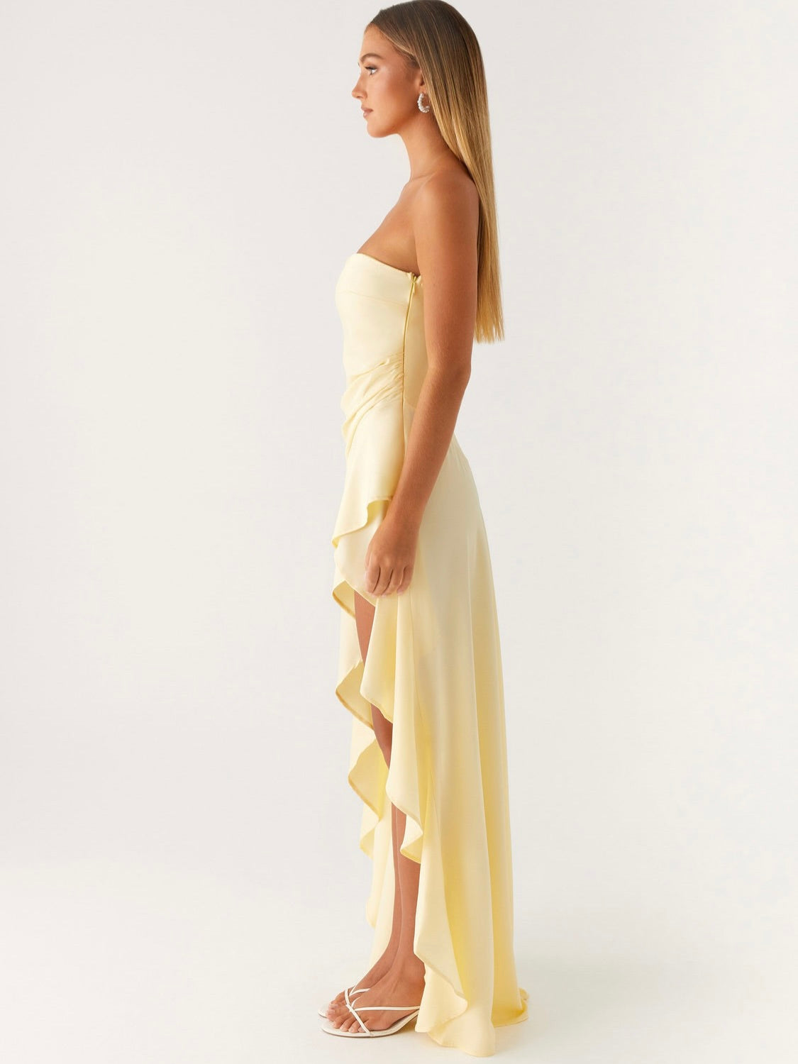 Bodie Maxi Dress - Pastel Yellow