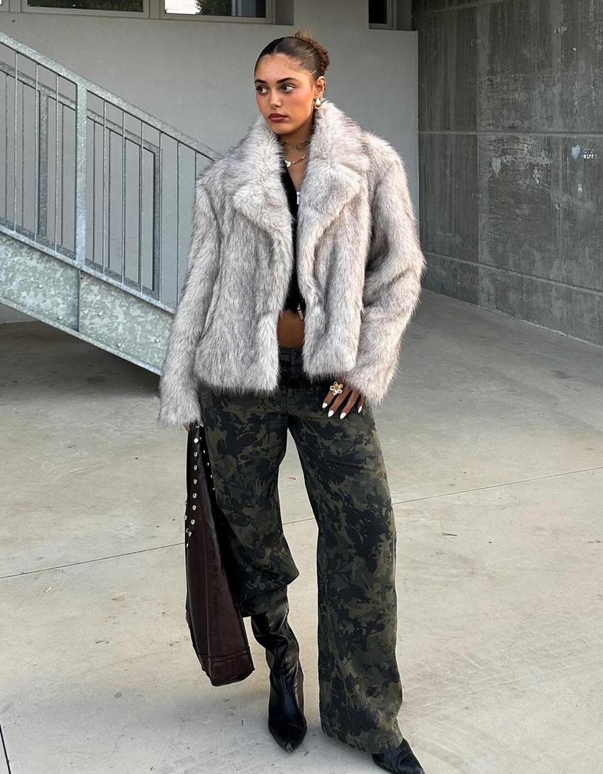 Amorine Faux Fur Jacket