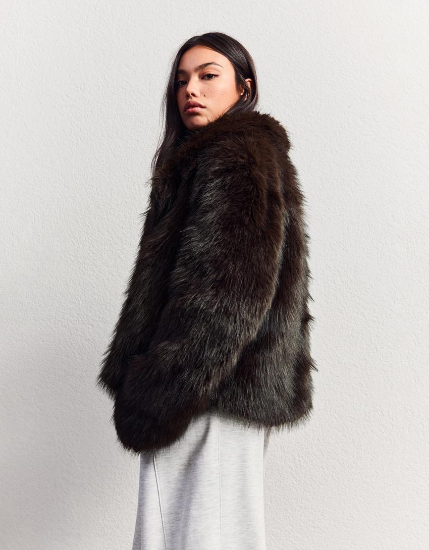 Amorine Faux Fur Jacket