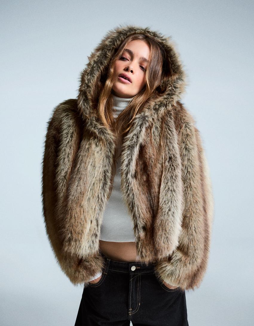 Amorine Faux Fur Jacket
