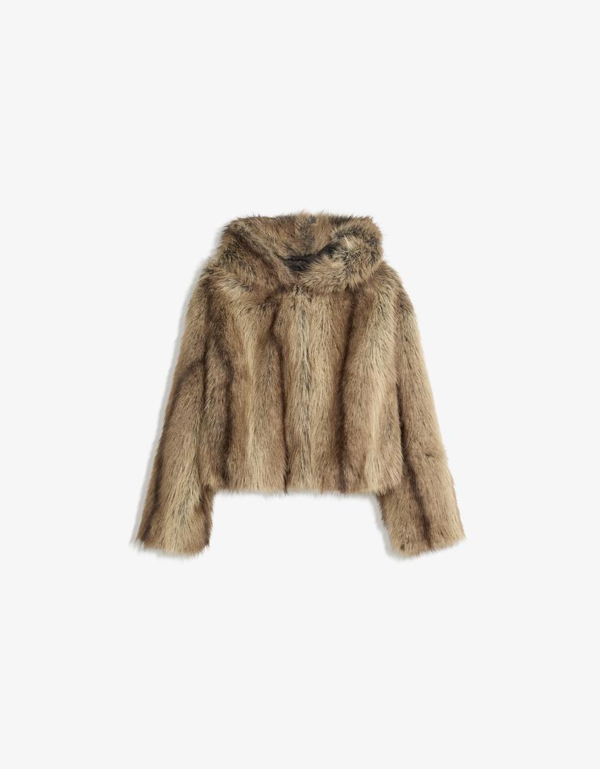 Amorine Faux Fur Jacket