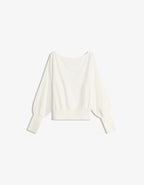 Aurelia Asymmetric sweater - White