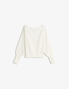 Aurelia Asymmetric sweater - White