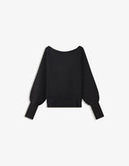Aurelia Asymmetric sweater - Black