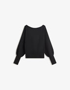 Aurelia Asymmetric sweater - Black