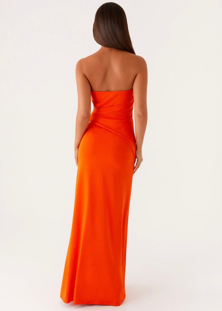 Anetta Maxi Dress - Orange