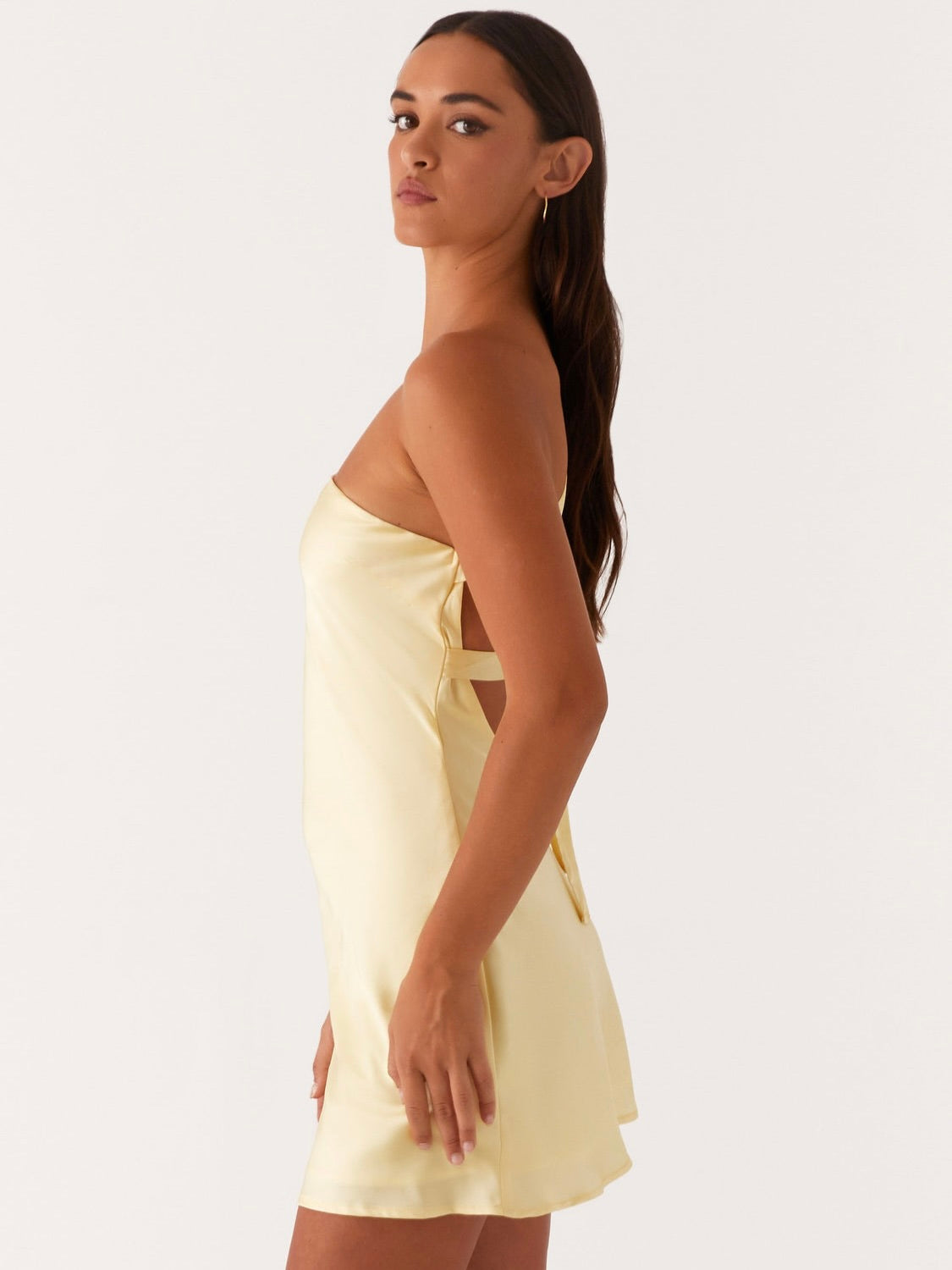 Lights Out Mini Dress - Yellow