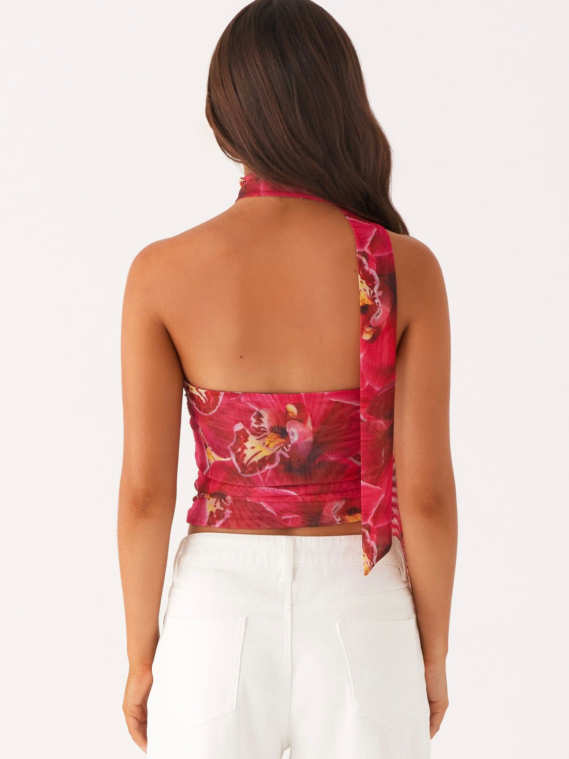 Hot Like Me Scarf Top - Orchid Pink