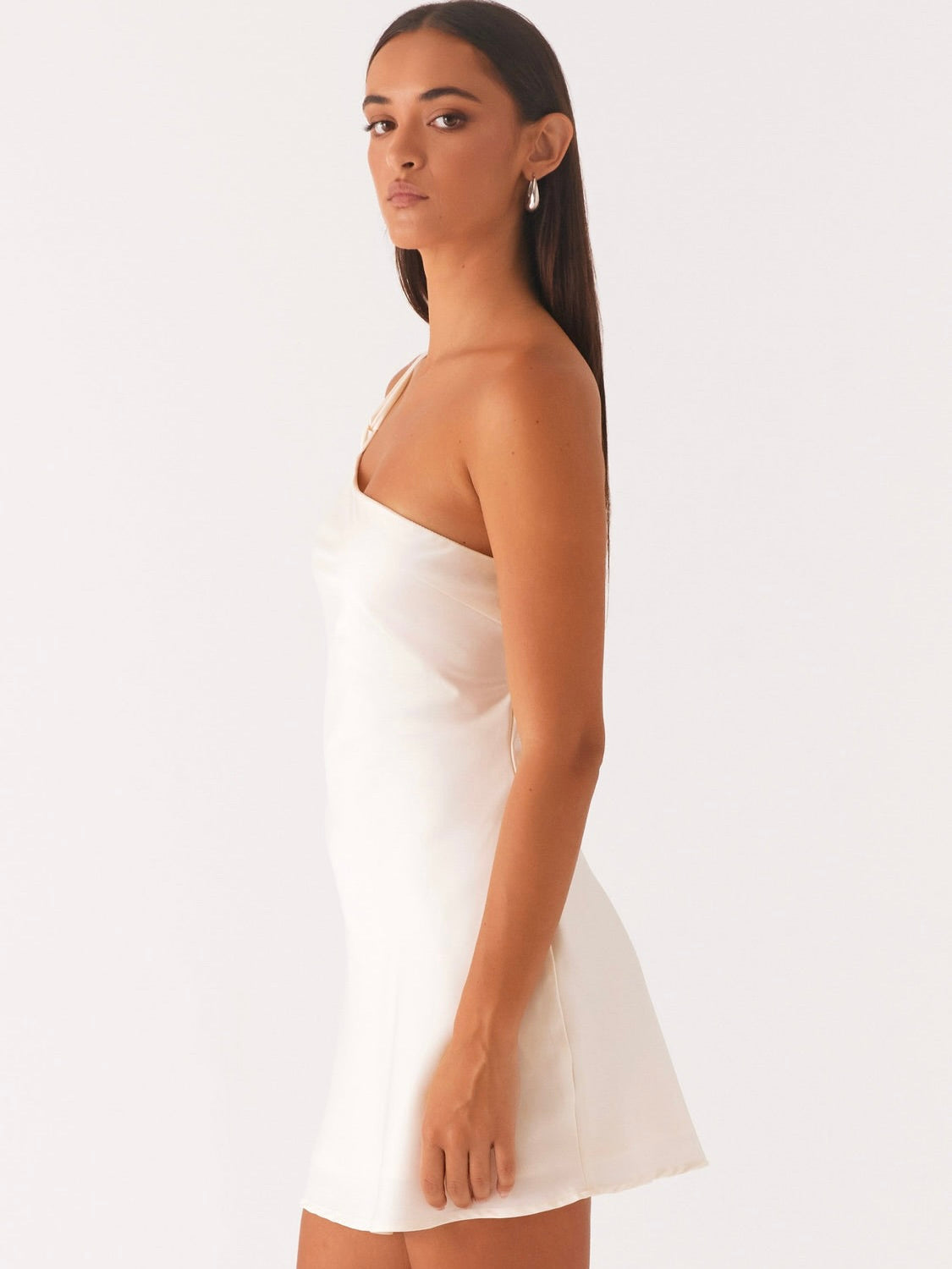 Lights Out Mini Dress - Pearl