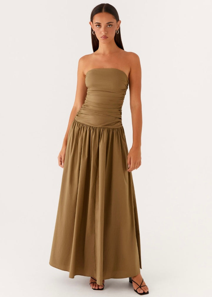 Carmel Maxi Dress - Khaki