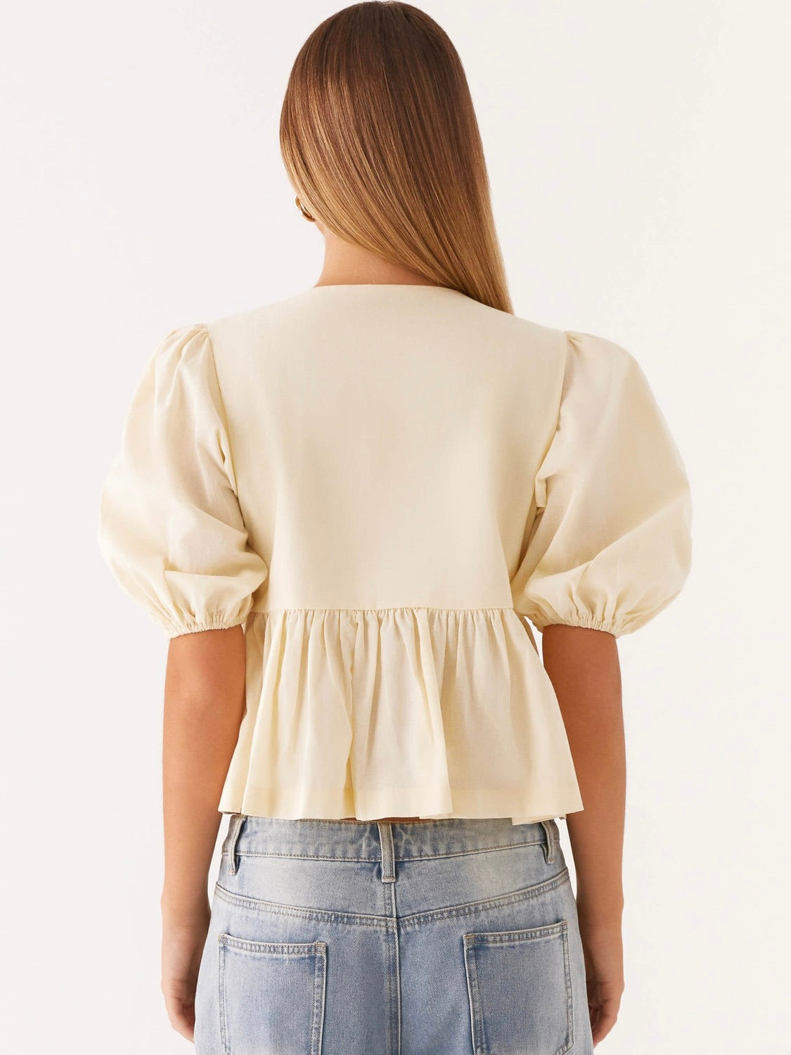 Western Wind Tie Top - Yellow