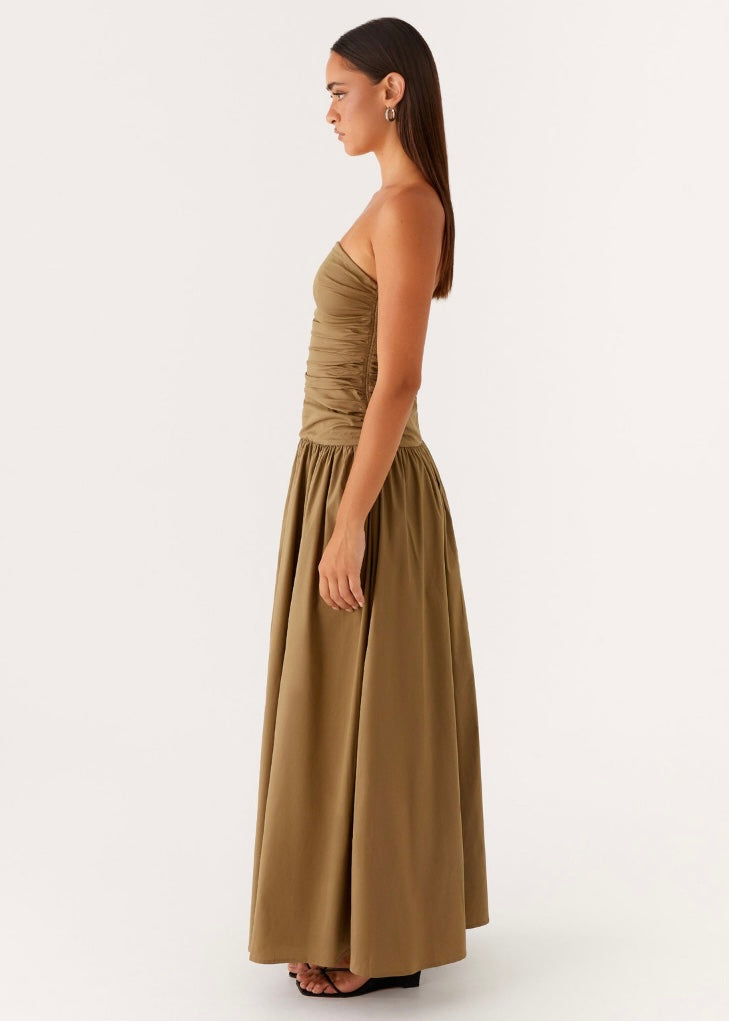 Carmel Maxi Dress - Khaki