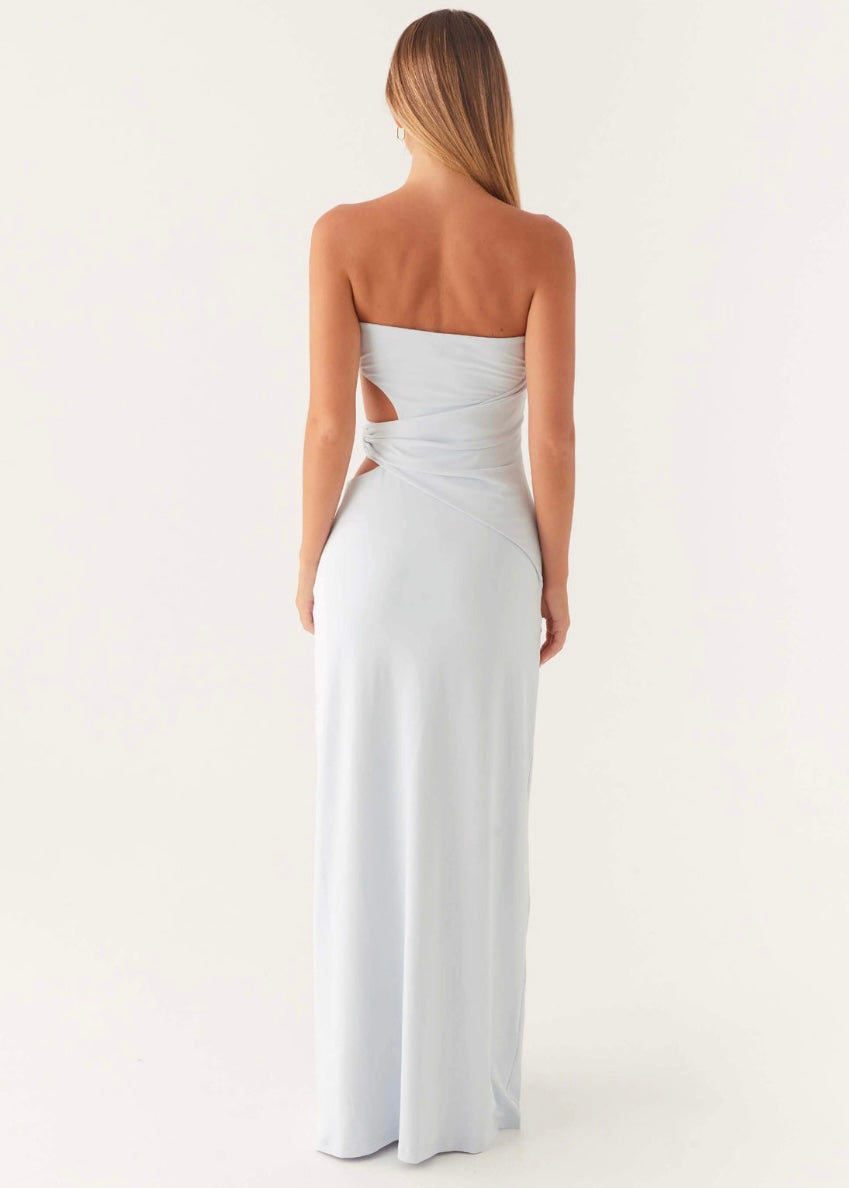 Anetta Maxi Dress - Pale Blue