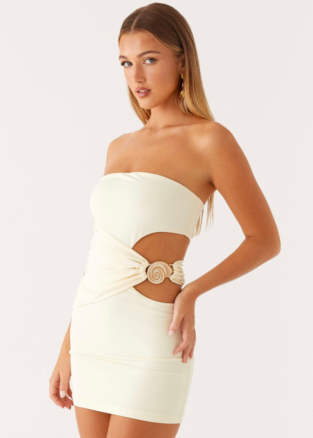 So Iconic Mini Dress - Yellow
