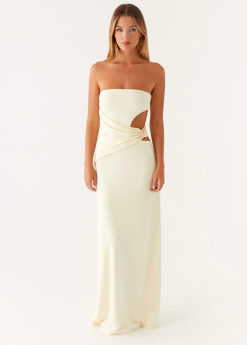 Anetta Maxi Dress - Yellow