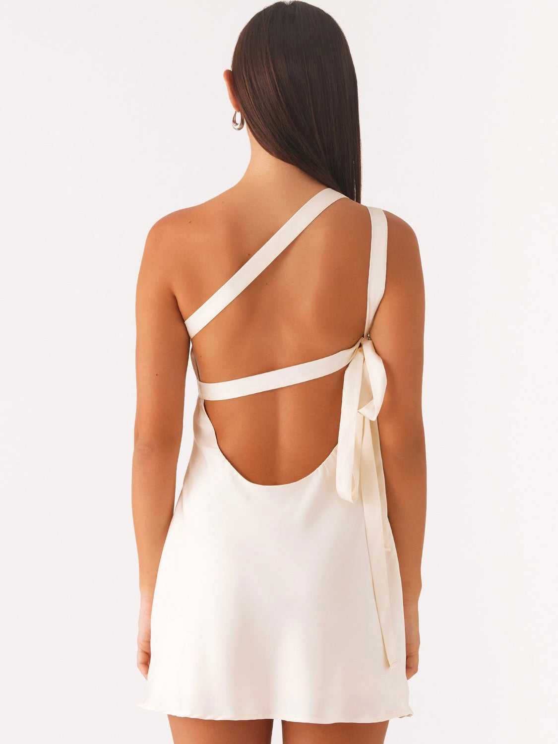 Lights Out Mini Dress - Pearl