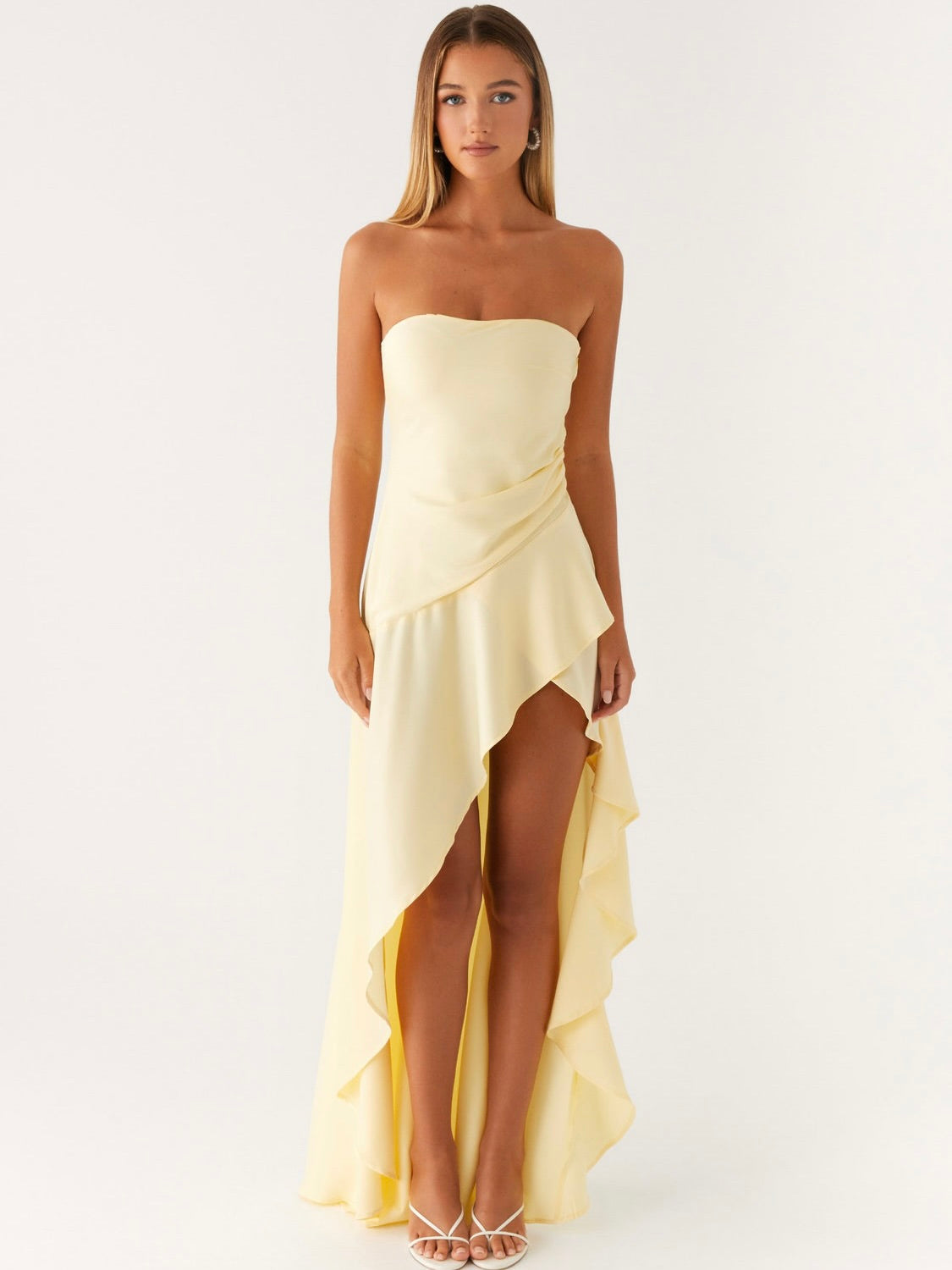 Bodie Maxi Dress - Pastel Yellow