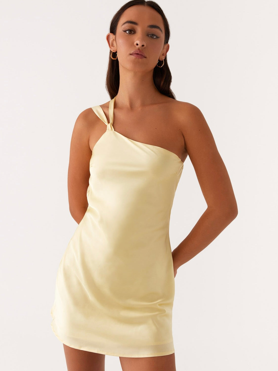 Lights Out Mini Dress - Yellow