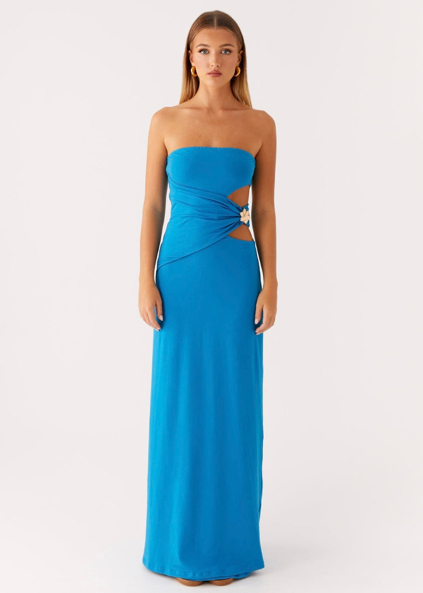 Anetta Maxi Dress - Royal Blue