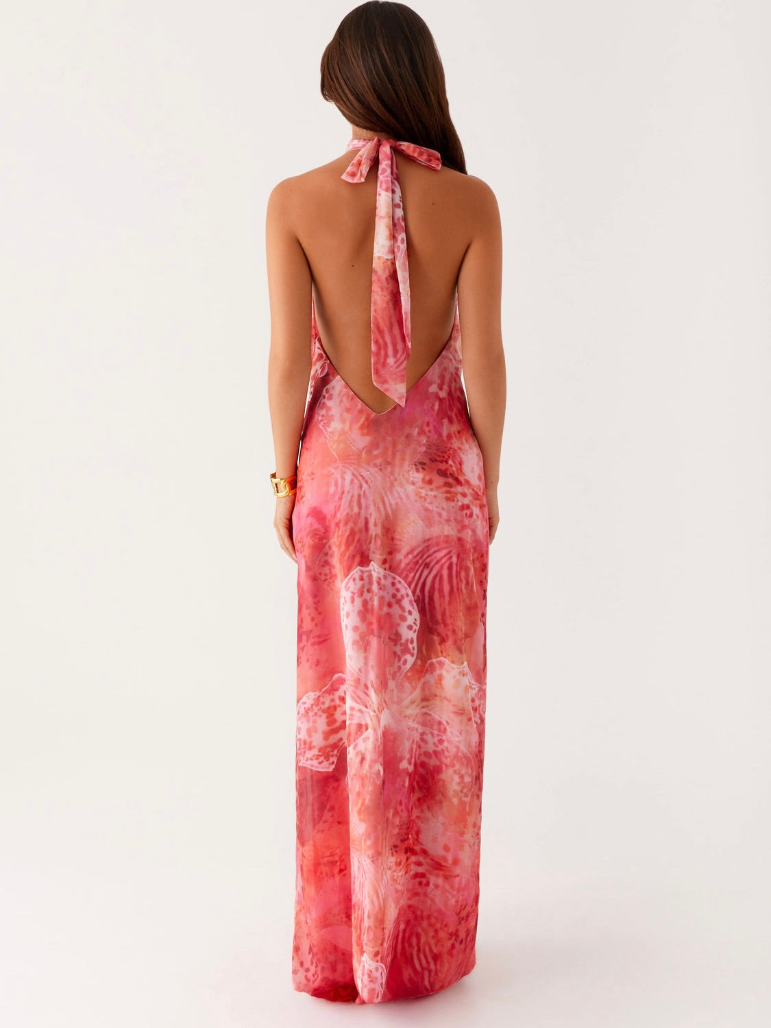 California Maxi Dress - Flamingo Fling