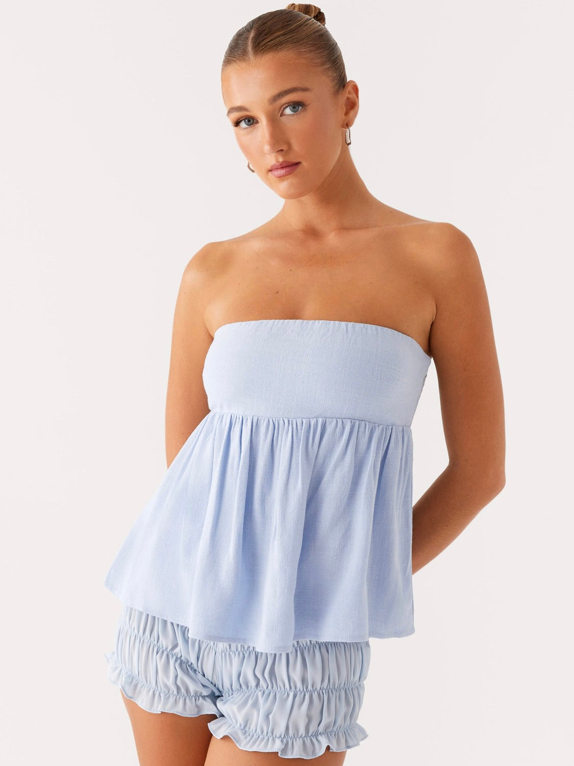 Cassie Tube Top - Blue
