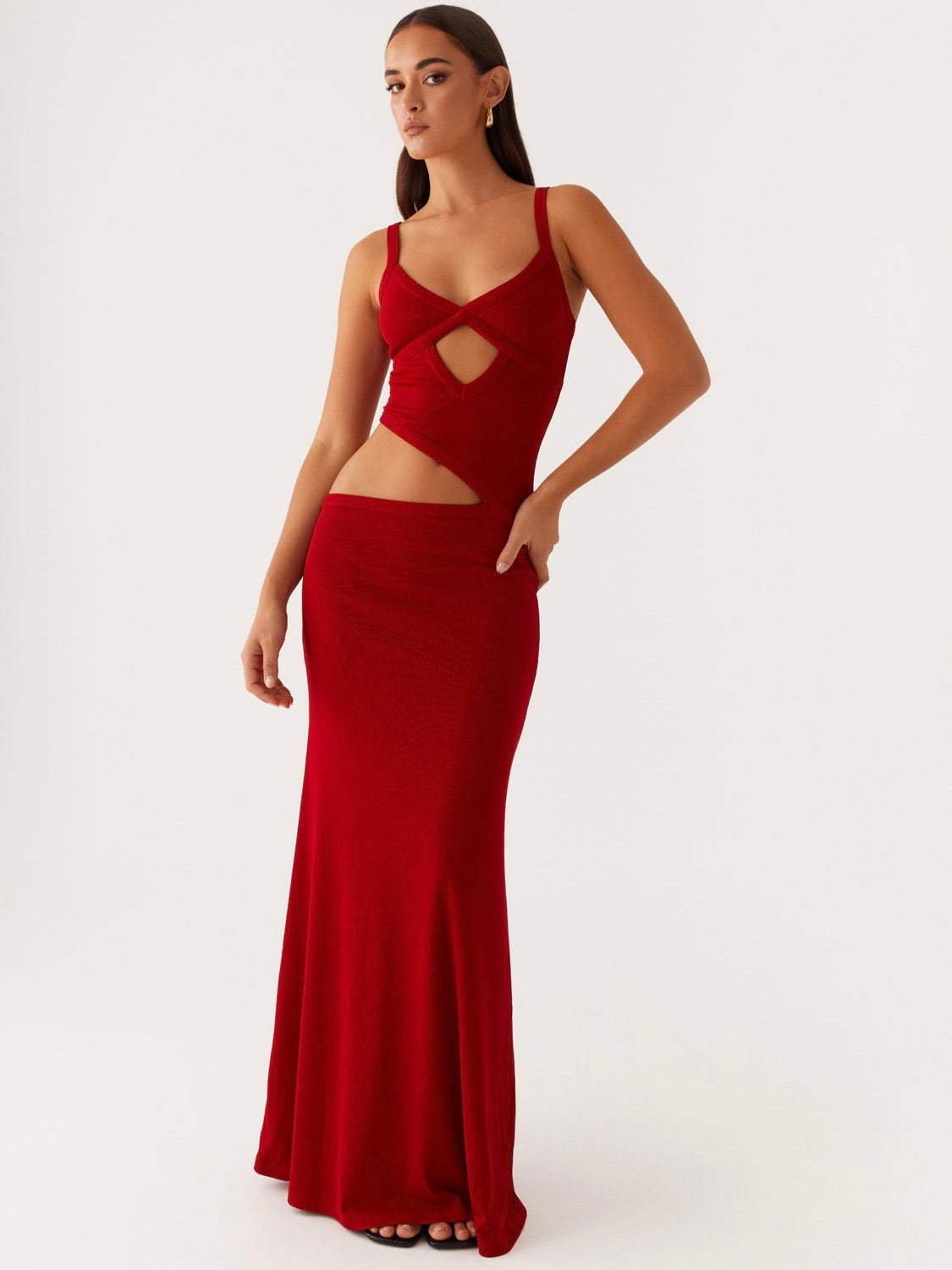 Jocelyn Maxi Dress - Red