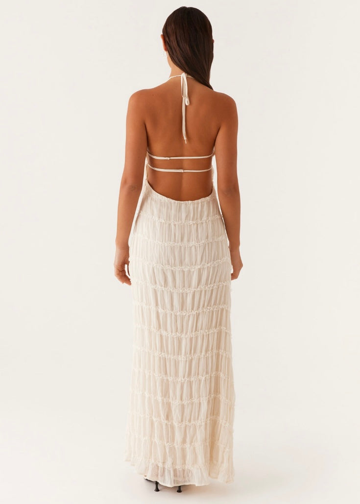 Aullie Maxi Dress - Ivory