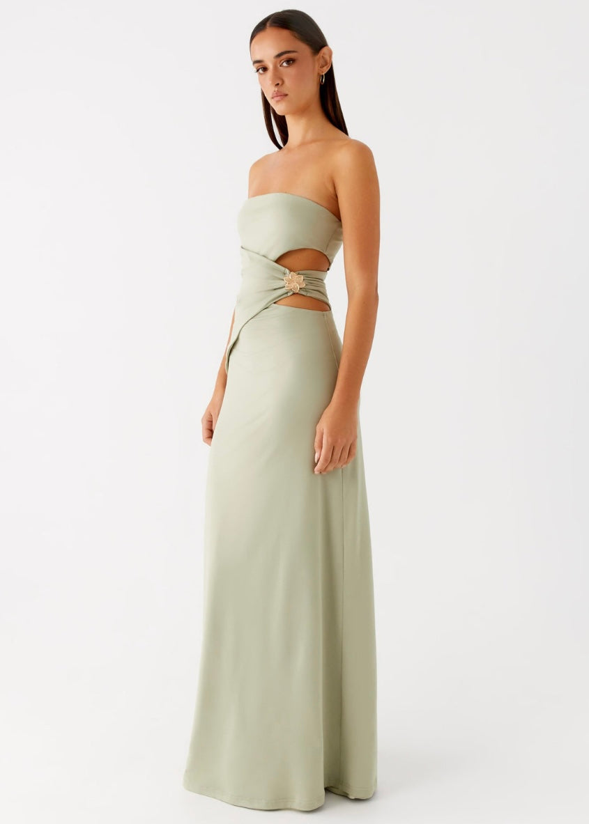 Anetta Maxi Dress - Sage