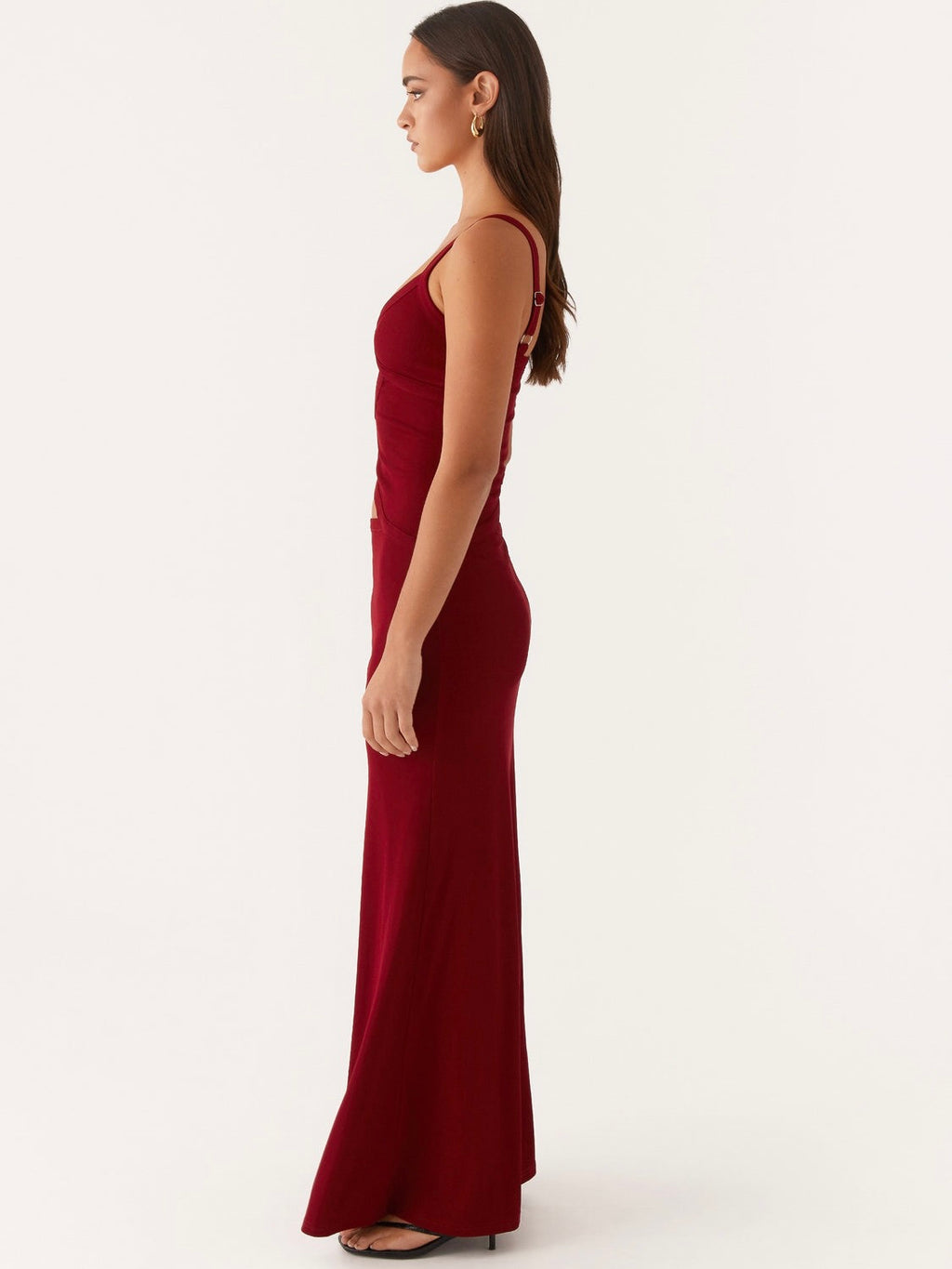 Jocelyn Maxi Dress - Maroon