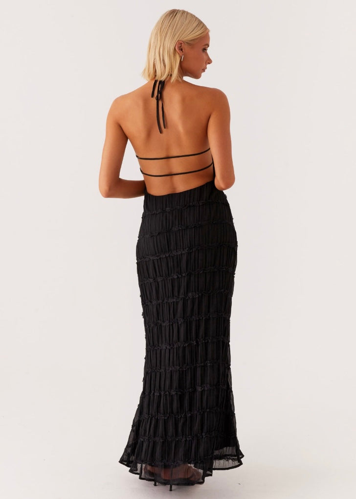 Aullie Maxi Dress - Black