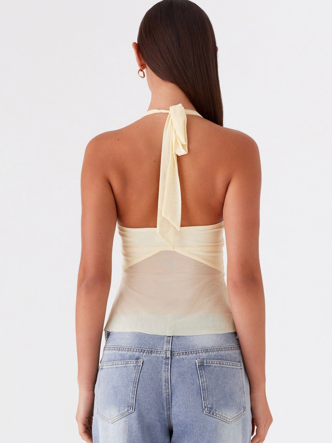Sunbeam Mesh Top - Yellow
