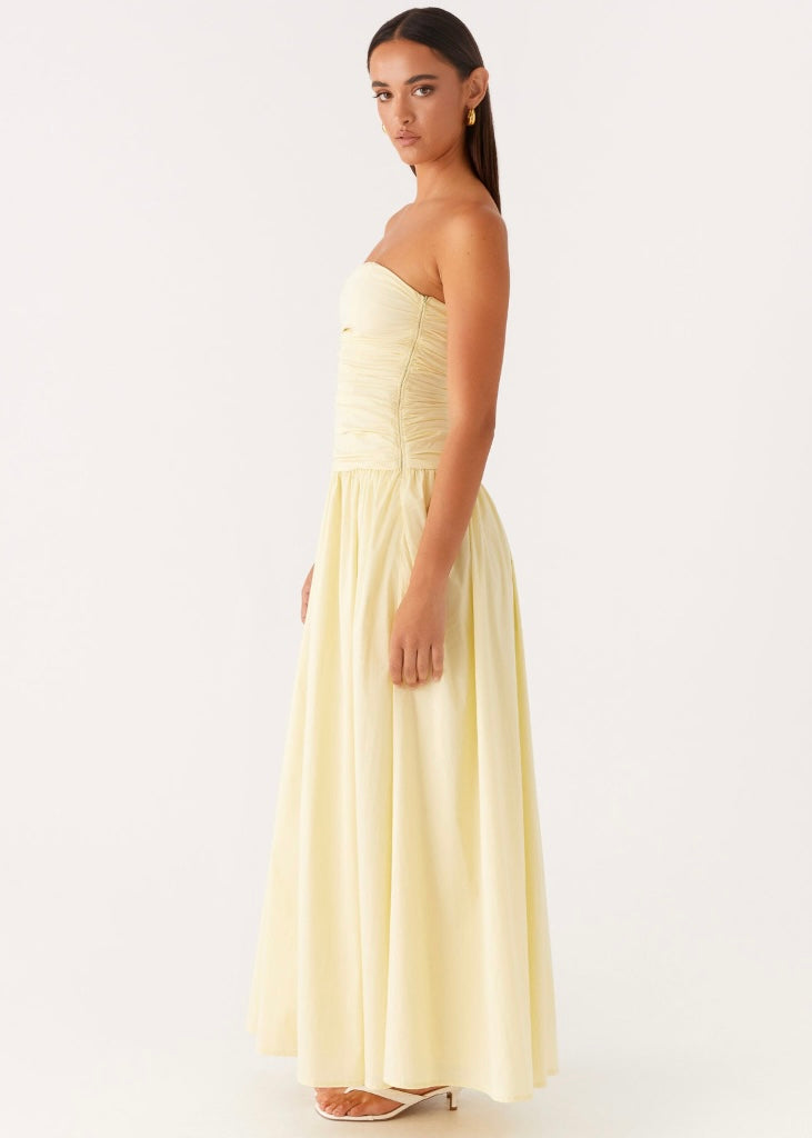 Carmel Maxi Dress - Yellow