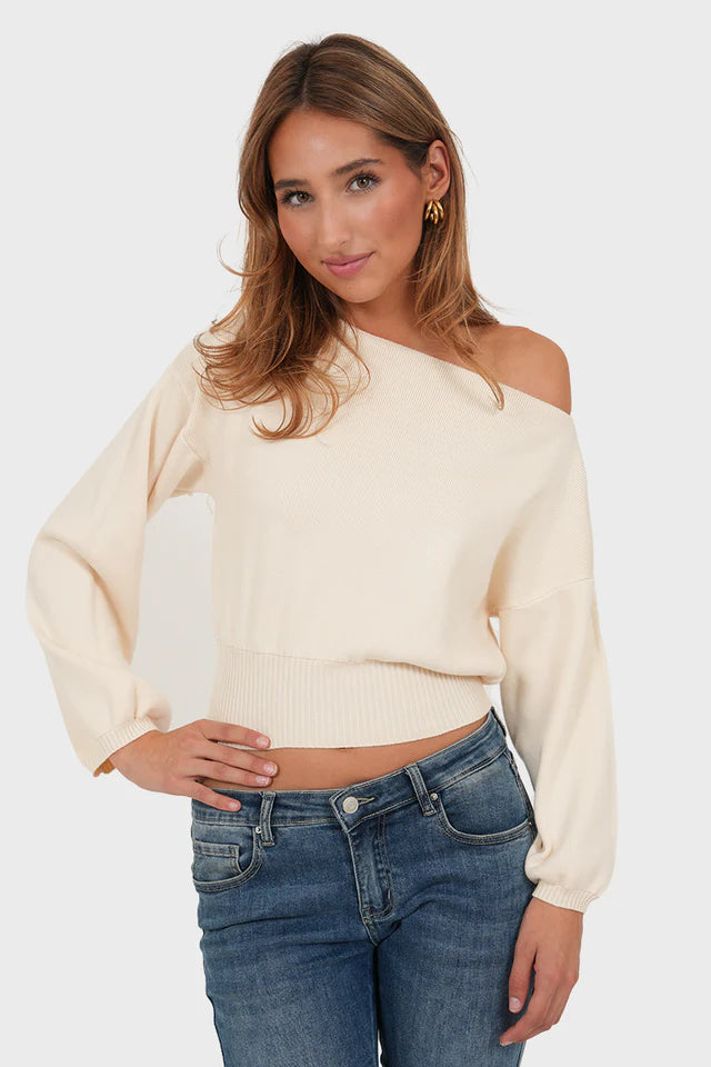 Eloise Sweater - White