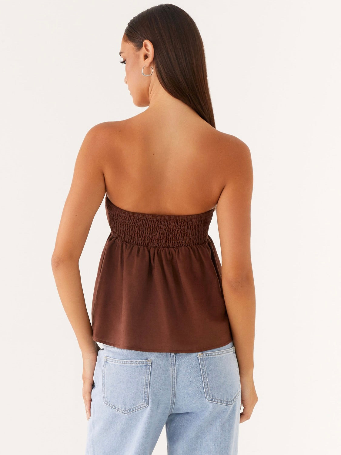 Cassie Tube Top - Brown
