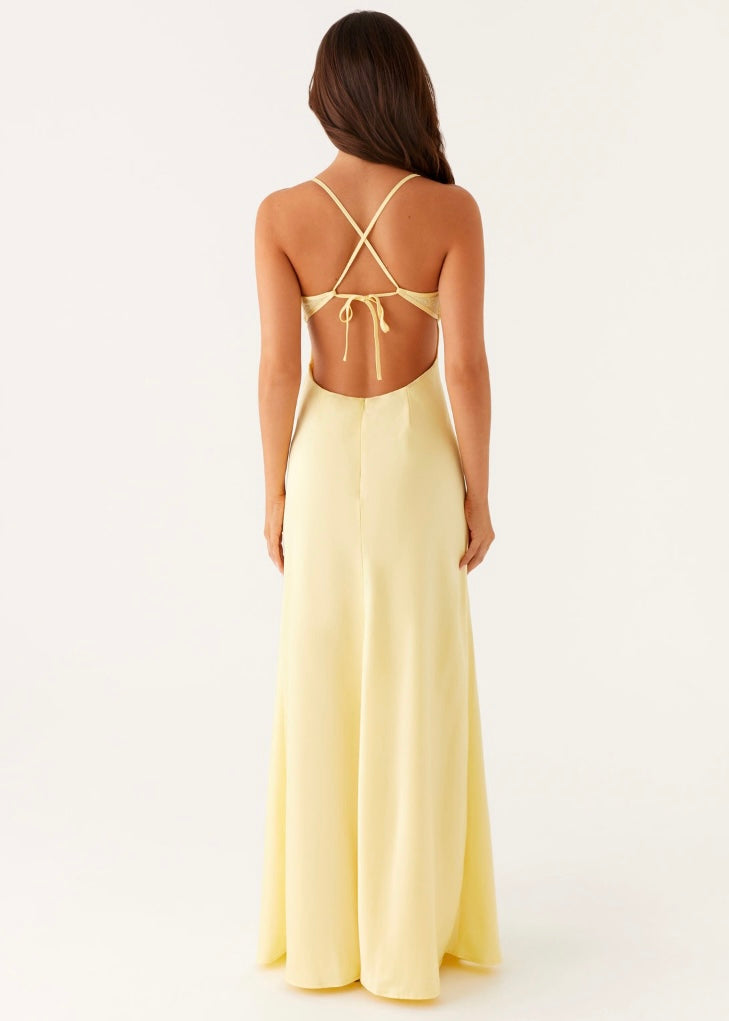 Joanie Maxi Dress - Yellow