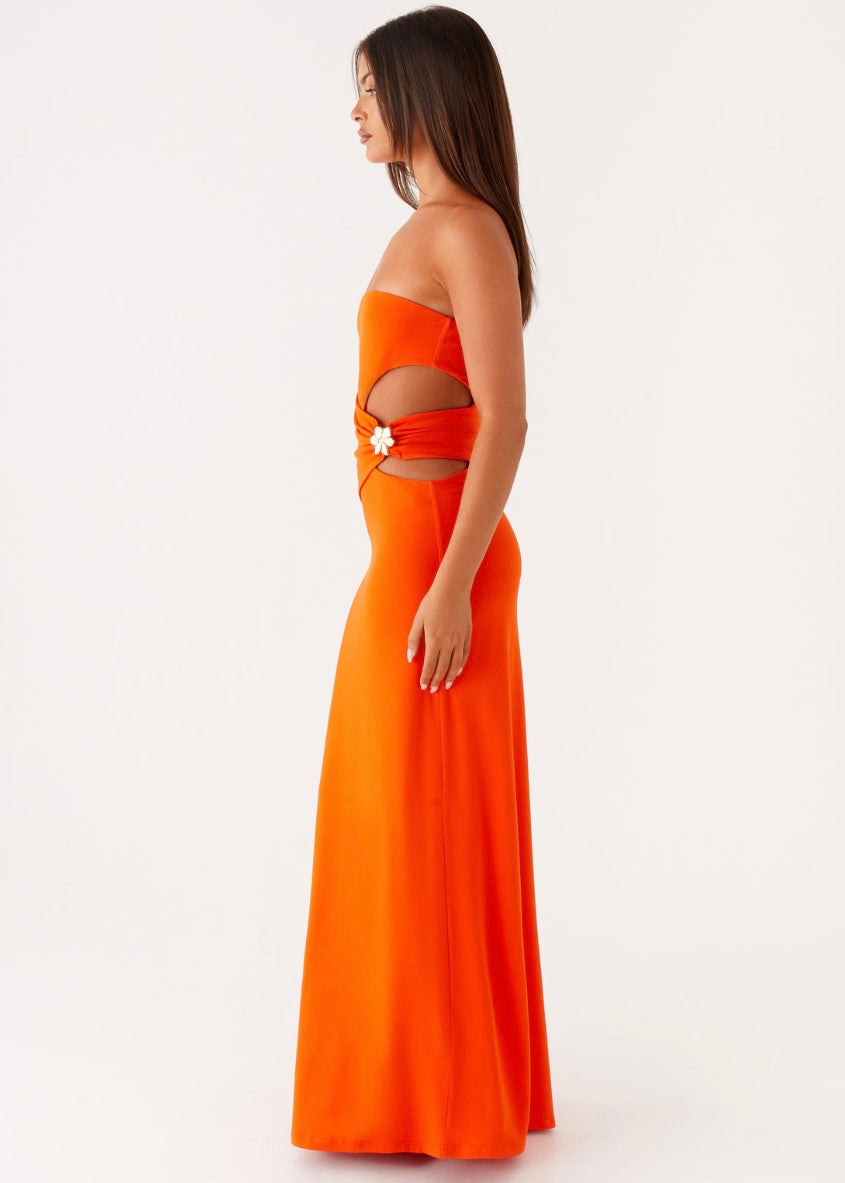 Anetta Maxi Dress - Orange